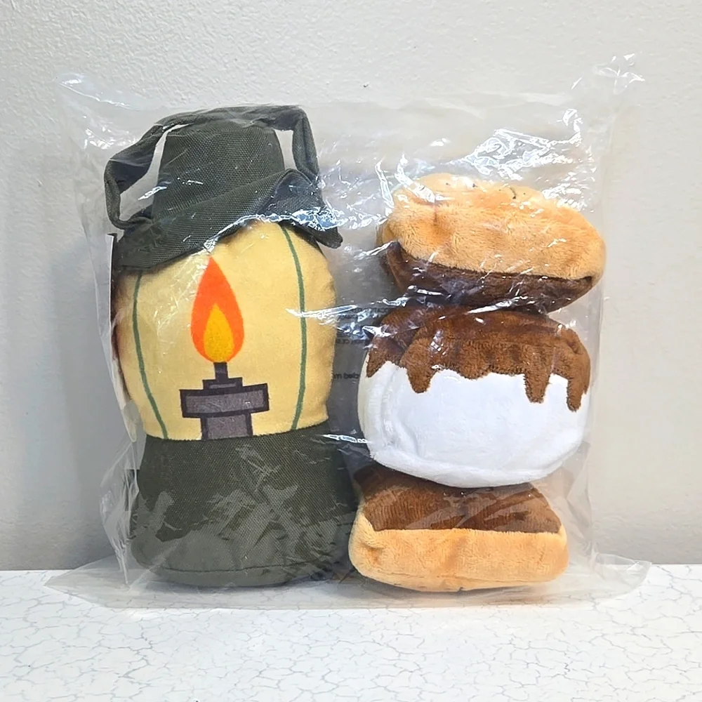 FFF S'mores & Lantern Plush Dog Toy Duo, Size L/XL ~ NWT - Picture 5 of 6